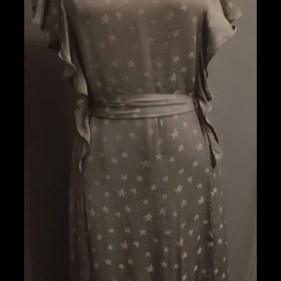 Max Studio Woman's S. Dress Black with small Silver Stars - Picture 4 of 8